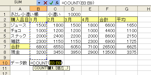 count関数